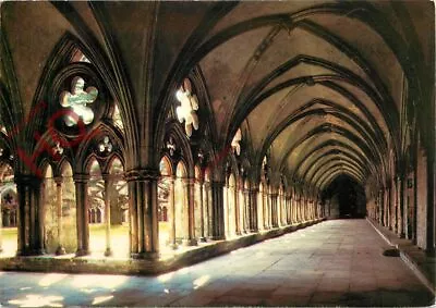 Picture Postcard>>Salisbury Cathedral The Cloisters Walk • £2.09